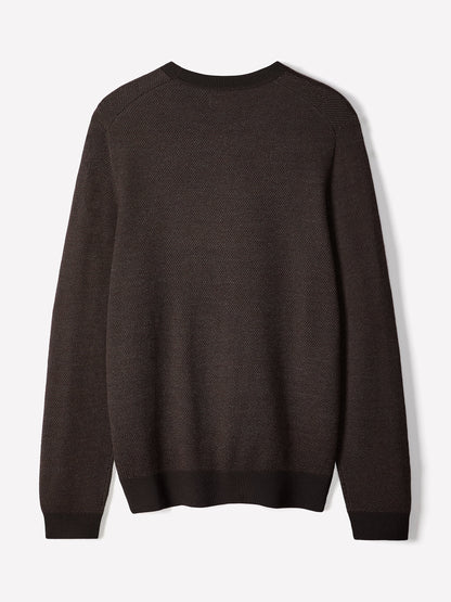 Merino Wool Crew-Neck Sweater for Men 4