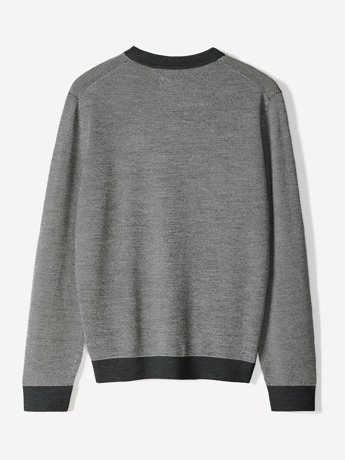 Merino Wool Crew-Neck Sweater for Men 9