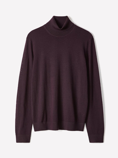 Merino Wool Turtleneck Sweater for Men 10