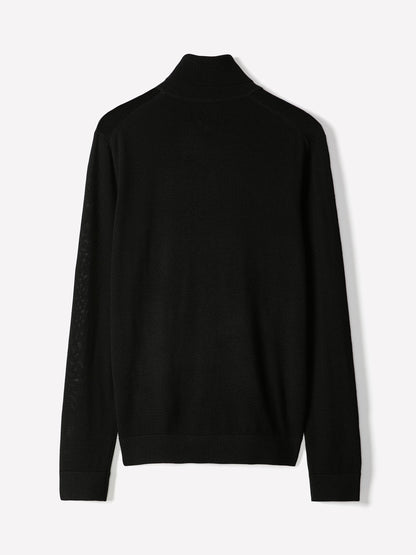 Merino Wool Turtleneck Sweater for Men 4
