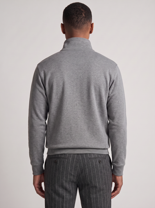 Alessio Cotton Quarter-Zip Sweater