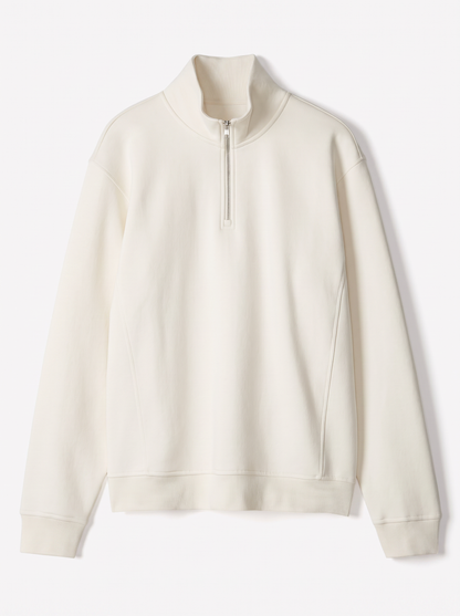 Alessio Cotton Quarter-Zip Sweater