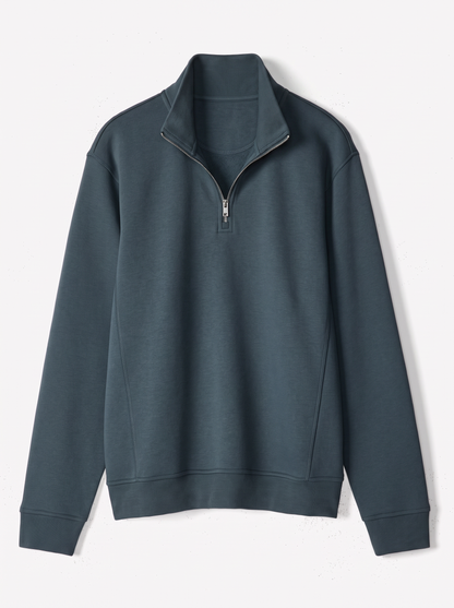 Alessio Cotton Quarter-Zip Sweater