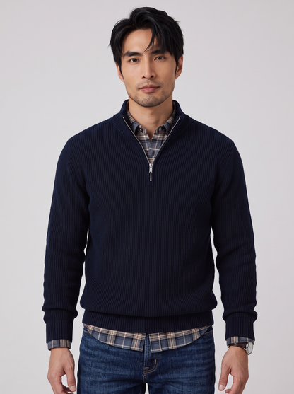 Arden Cashmere-Blend Quarter-Zip