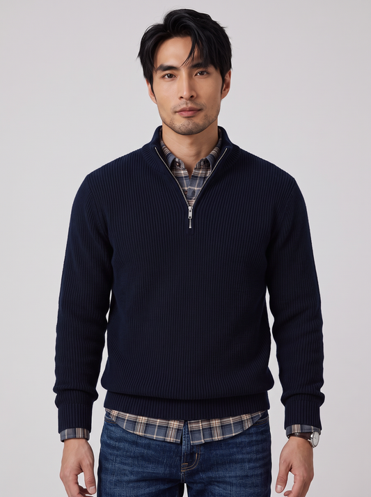 Arden Cashmere-Blend Quarter-Zip