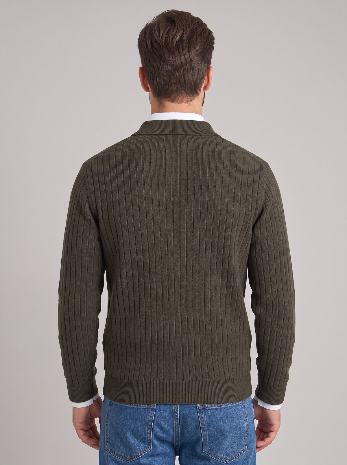 Adrian Knit Polo Sweater