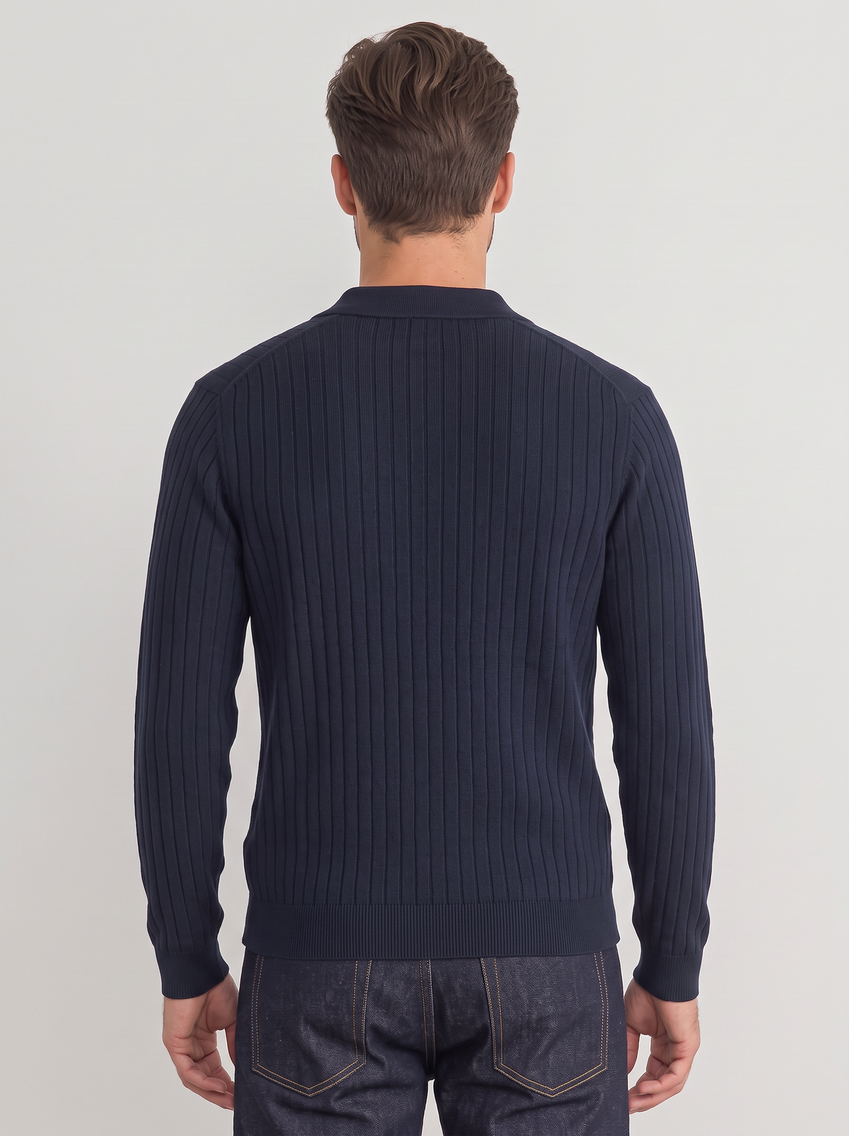Adrian Knit Polo Sweater