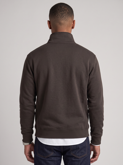 Alessio Cotton Quarter-Zip Sweater