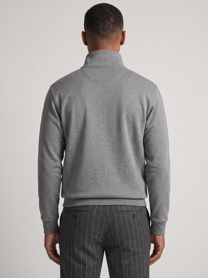 Alessio Cotton Quarter-Zip Sweater