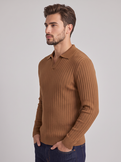 Adrian Knit Polo Sweater