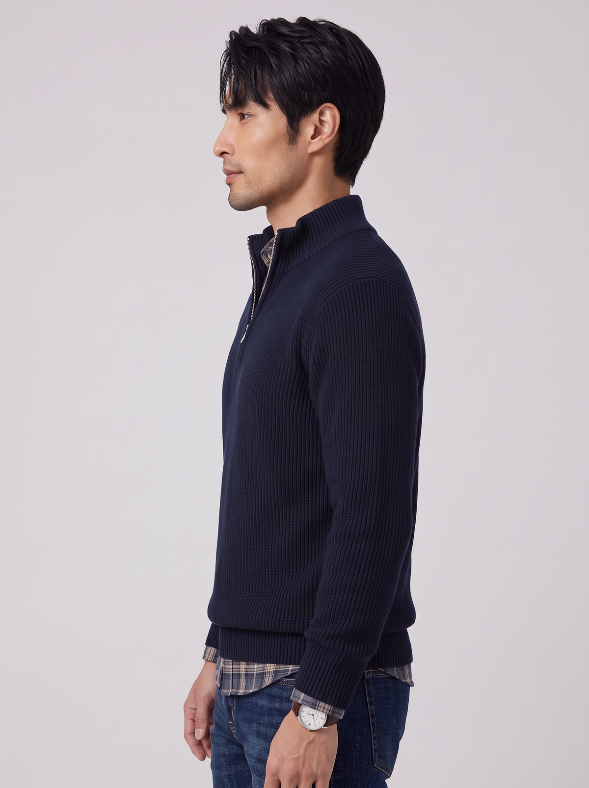 Arden Cashmere-Blend Quarter-Zip