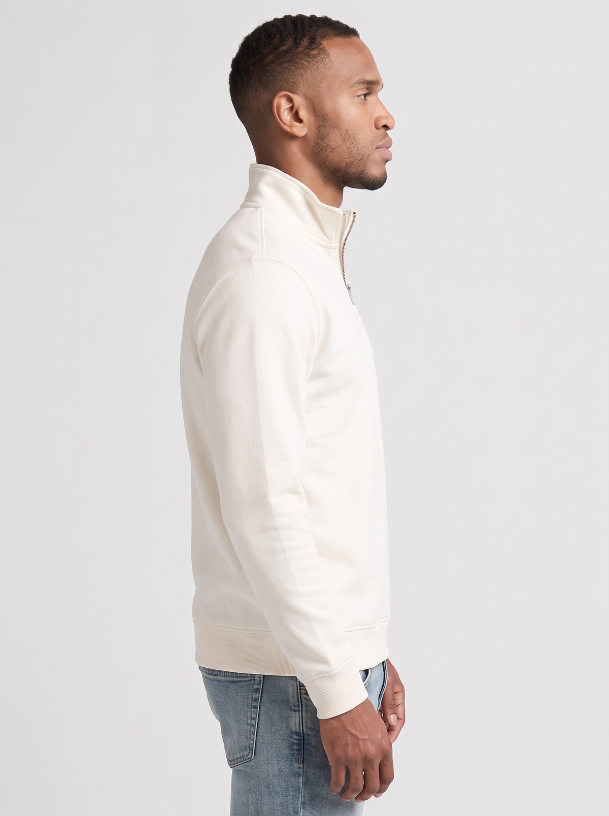 Alessio Cotton Quarter-Zip Sweater