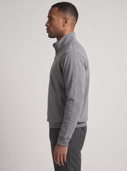 Alessio Cotton Quarter-Zip Sweater