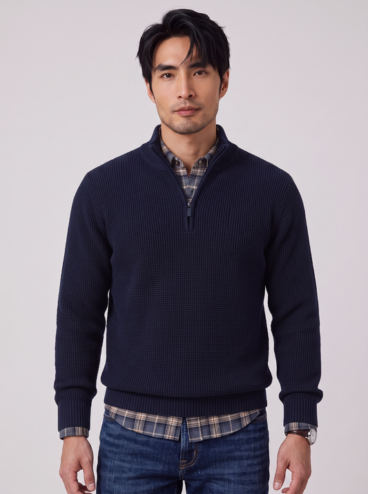 Arden Cashmere-Blend Quarter-Zip